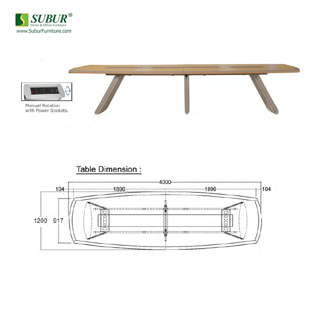 Meja Kantor Donati tipe Tanzha MT 1