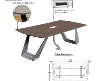 Meja Kantor Donati tipe Rexa MT 2