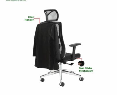 Kursi Kantor Donati tipe Stava I AL (Black)