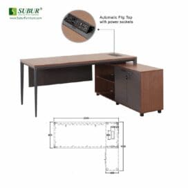 Meja Kantor Indachi tipe Potenza Dir 200
