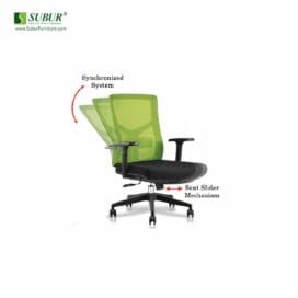 Kursi Kantor Donati tipe Stava 2 (Black)