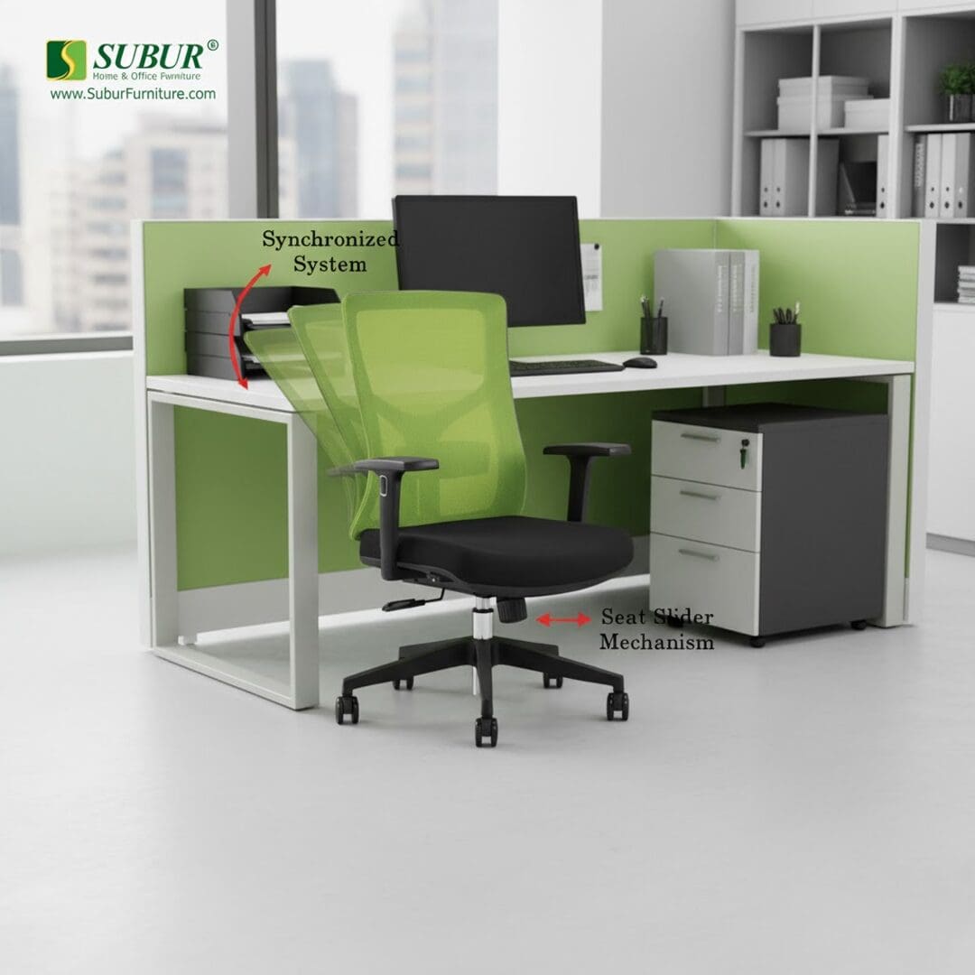 Kursi Kantor Donati tipe Stava 2 (Black)