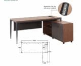 Meja Kantor Indachi tipe Potenza MGR 160