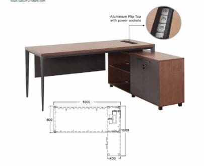 Meja Kantor Indachi tipe Potenza MGR 160