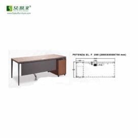 Meja Kantor Indachi tipe Potenza XL F 200