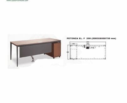 Meja Kantor Indachi tipe Potenza XL F 200