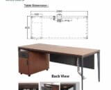 Meja Kantor Donati tipe Ferrand Fix L