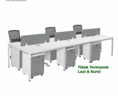 Meja Kantor Indachi tipe Elmora 6.D.N