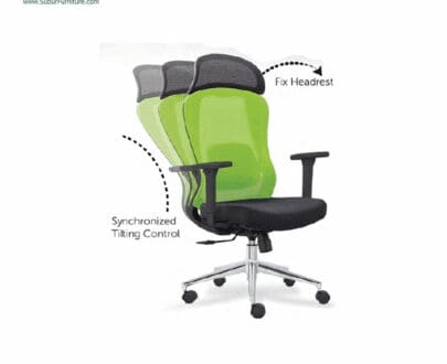 Kursi Kantor Donati tipe Monti 1 C (Black)