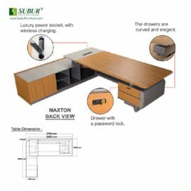 Meja Kantor Donati tipe Maxton DR