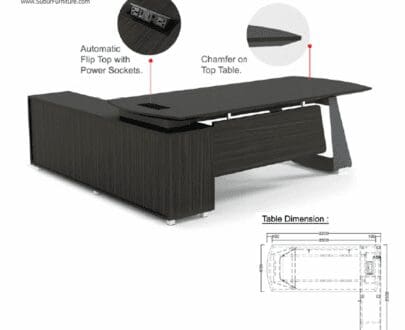 Meja Kantor Donati tipe Rexa DR