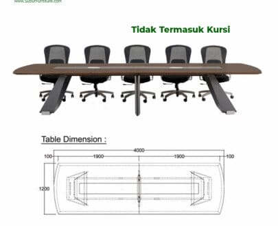 Meja Kantor Donati tipe Rexa MT 1