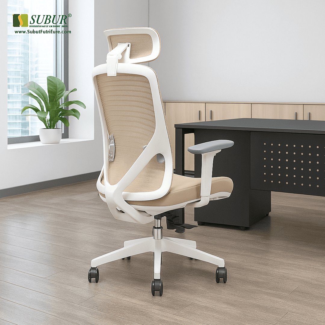 Kursi Kantor Donati tipe Naisse 1 LW W (White)