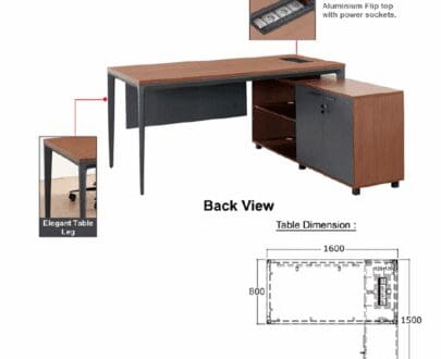Meja Kantor Donati tipe Ferrand MG