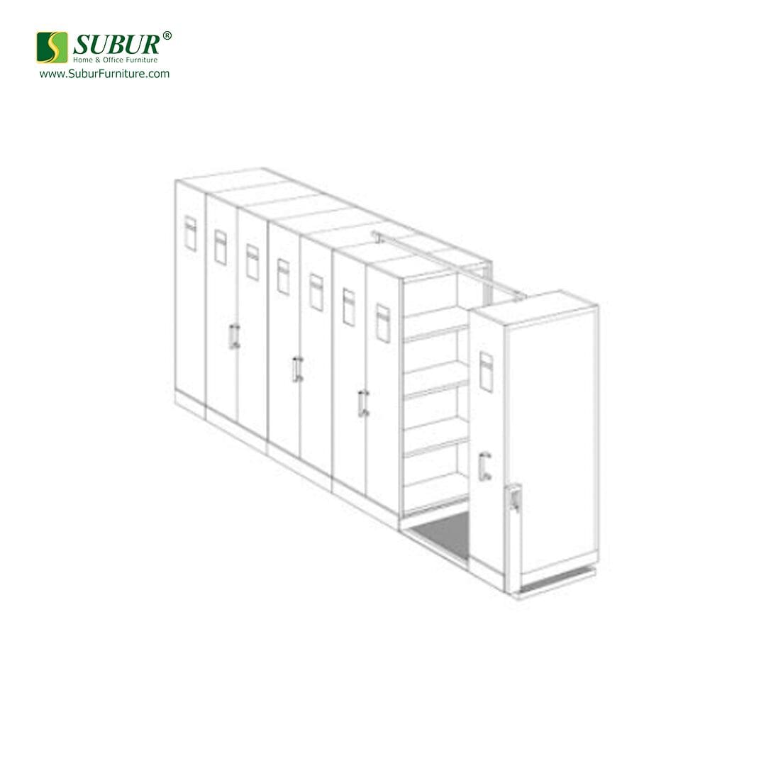 Mobile File Alba tipe MF 818 (32 CPTS)