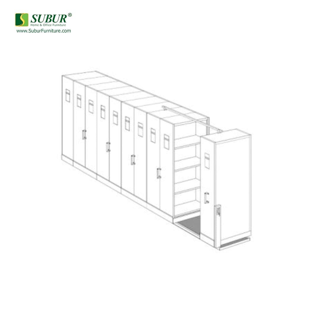 Mobile File Alba tipe MF 1018 (40 CPTS)