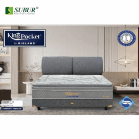 Springbed King Pocket by Bigland tipe Crown T.40 (Mattres Only)