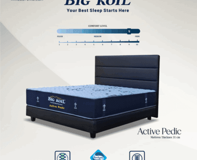 Springbed Big Koil tipe Active Pedic