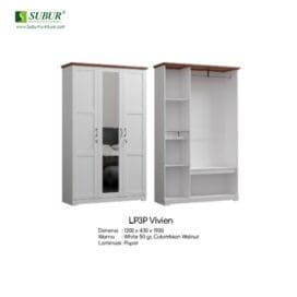 Lemari Pakaian Olympic tipe LP Vivien 3P