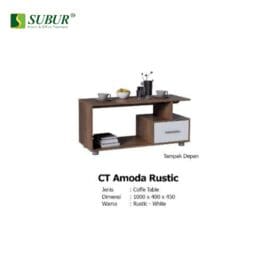 Coffee Table Olympic tipe CT Amoda Rustic