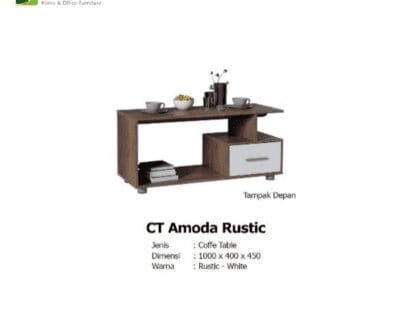 Coffee Table Olympic tipe CT Amoda Rustic