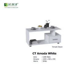 Coffee Table Olympic tipe CT Amoda White