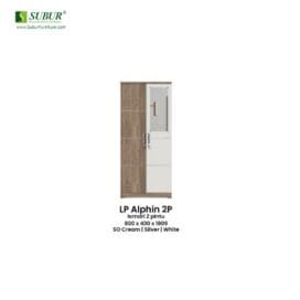 Lemari Pakaian Olympic tipe LP Alphin 2P