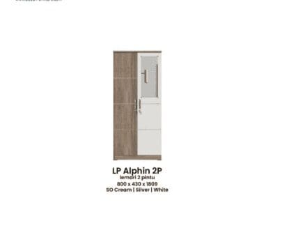 Lemari Pakaian Olympic tipe LP Alphin 2P