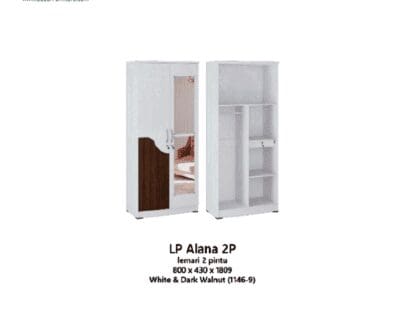 Lemari Pakaian Olympic tipe LP Alana 2P