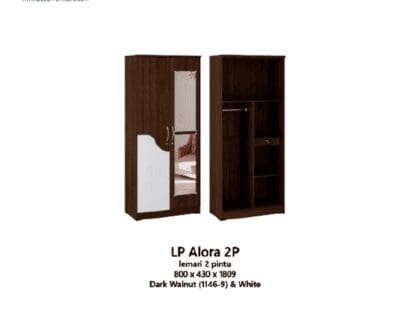 Lemari Pakaian Olympic tipe LP Alora 2P