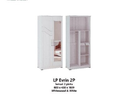 Lemari Pakaian Olympic tipe LP Evrin 2P