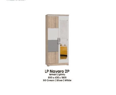 Lemari Pakaian Olympic tipe LP Navero 2P