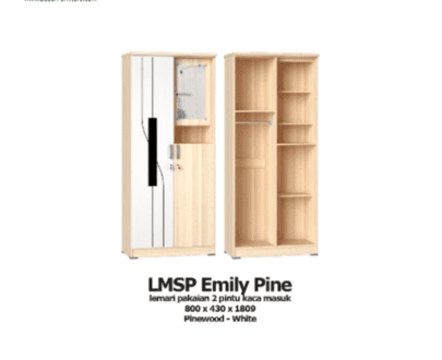 Lemari Pakaian Olympic tipe LMSP Emily Pine