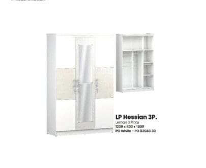 Lemari Pakaian Olympic tipe LP Hessian 3P