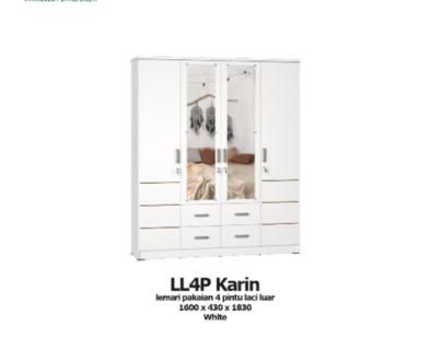 Lemari Pakaian Olympic tipe LL4P Karin