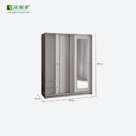 Lemari Pakaian Siantano tipe LP Dune 3D SS