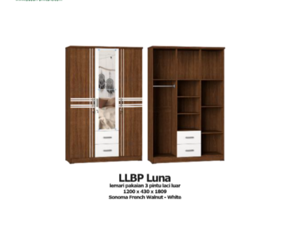 Lemari Pakaian Olympic tipe LLBP Luna