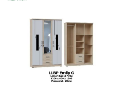 Lemari Pakaian Olympic tipe LLBP Emily Pine G