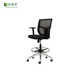 Kursi Kantor Vinoti tipe Y Mesh 3 MB Stool Alumunium