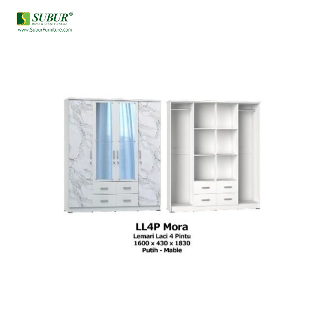 Lemari Pakaian Olympic tipe LL4P Mora