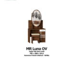 Meja Rias Olympic tipe MR Luna OV