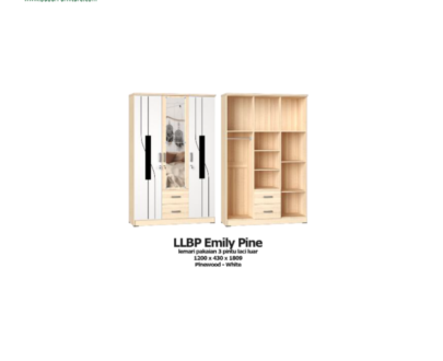 Lemari Pakaian Olympic tipe LLBP Emily Pine