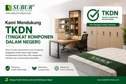 Sertifikat TKDN untuk kursi kantor, meja kantor, filing cabinet, furniture, meubelair kantor, partisi, workstation, springbed, kasur 